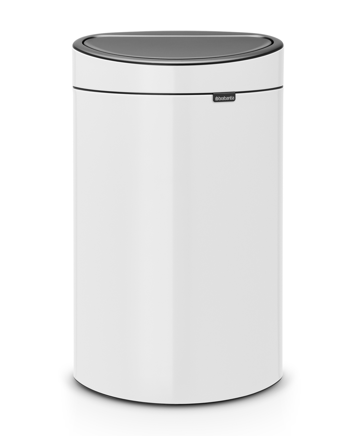 Touch Top 10.6G Trash Can - White