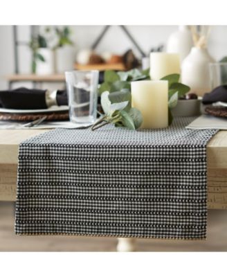 Farmhouse Gingham Table Runner