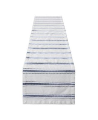 Zig Dobby Stripe Table Runner