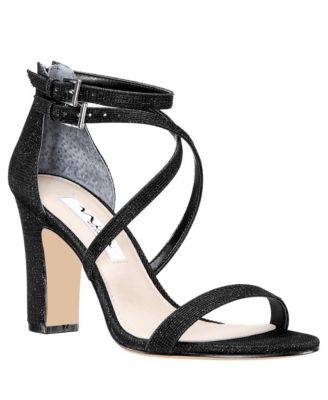 nina black dress sandals