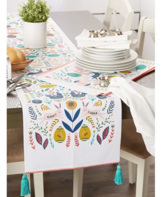 Easter Folk Garden Placemats 13" x 19", Set of 6