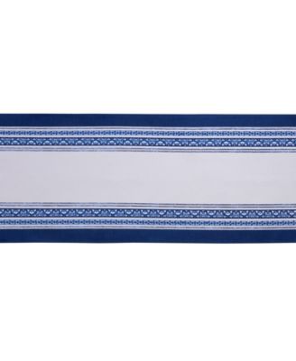 Porto Stripe Print Table Runner, 14" x 72"