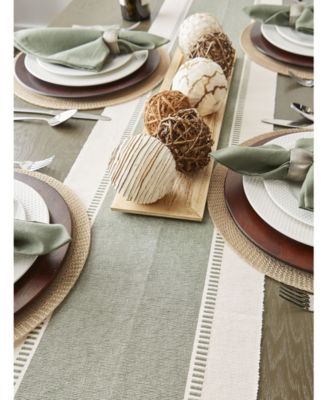 Dobby Stripe Table Runner, 13" x 108"