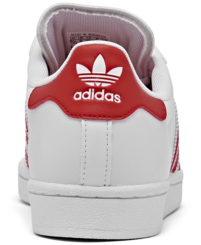 adidas Little Girls Valentine's Day Superstar Casual Sneakers from ...