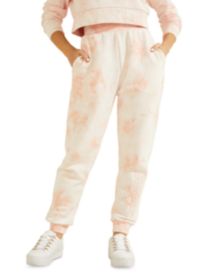 Tie-Dyed Cotton Jogging Pants