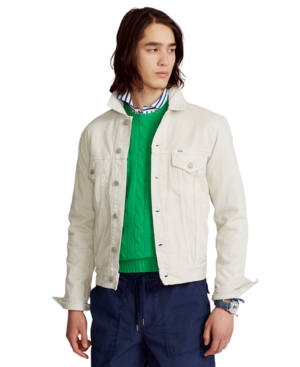 Polo Ralph Lauren Men's Garment-Dyed Denim Trucker Jacket
