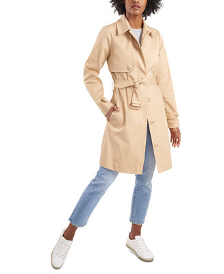 Riley & Rae Georgie Belted Trench Coat, Created for Macy's - Macy's