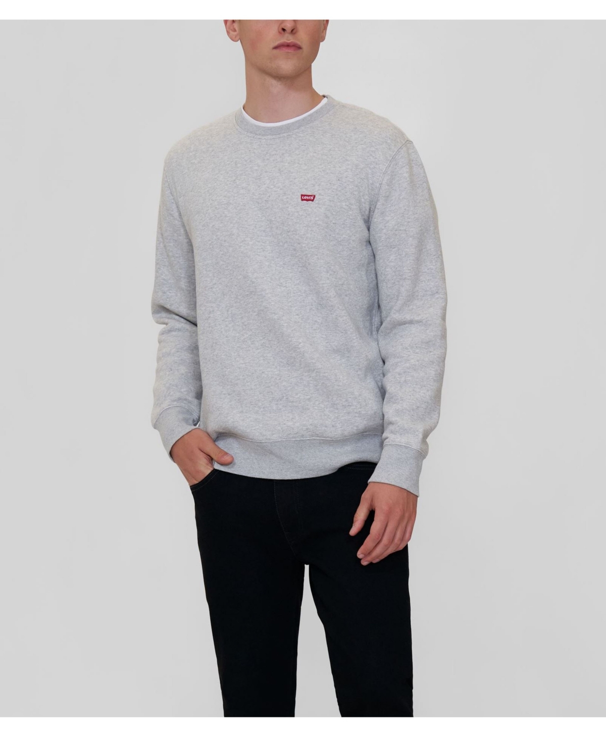 Men's Core Crew Regular Fit Long Sleeve Sweatshirt - Gray Heather