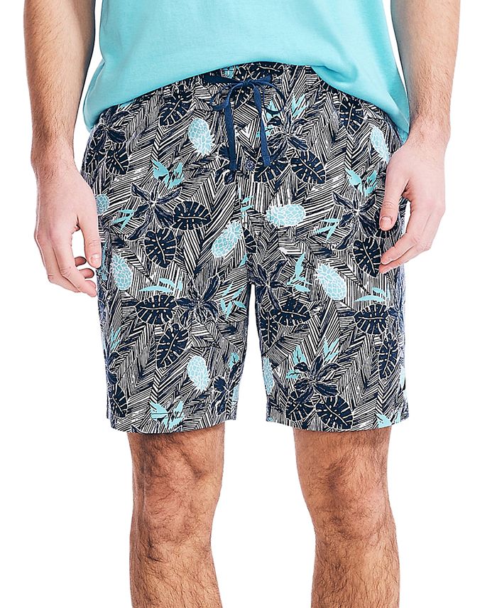 Nautica Men's Tropical Print Pajama Shorts - Macy's