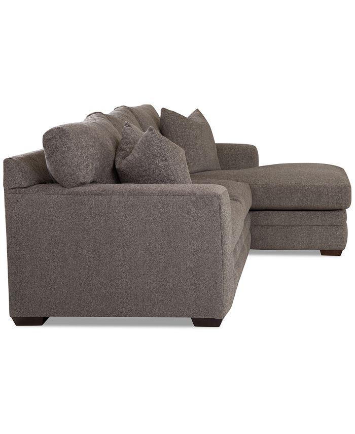 Macy's CLOSEOUT! Loranna 2Pc. Fabric Sectional with Chaise, Created