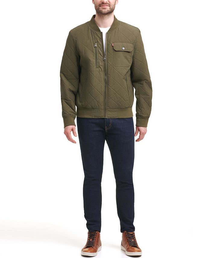 Levi's quilted lightweight bomber jacket Clearance