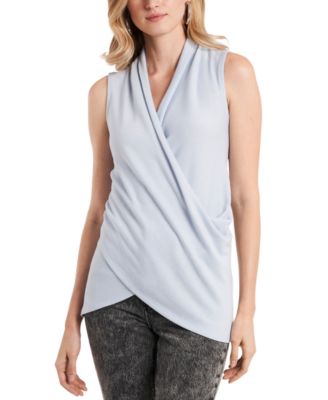 1.STATE - Sleeveless Wrap Top