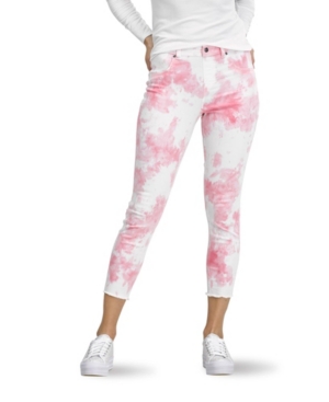Hue Women's Mod Modern High Rise Tie-Dye Skimmer Denim Legging