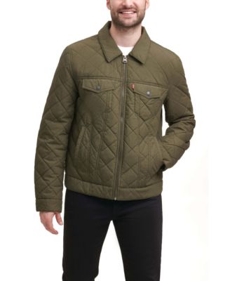 quilted trucker jacket