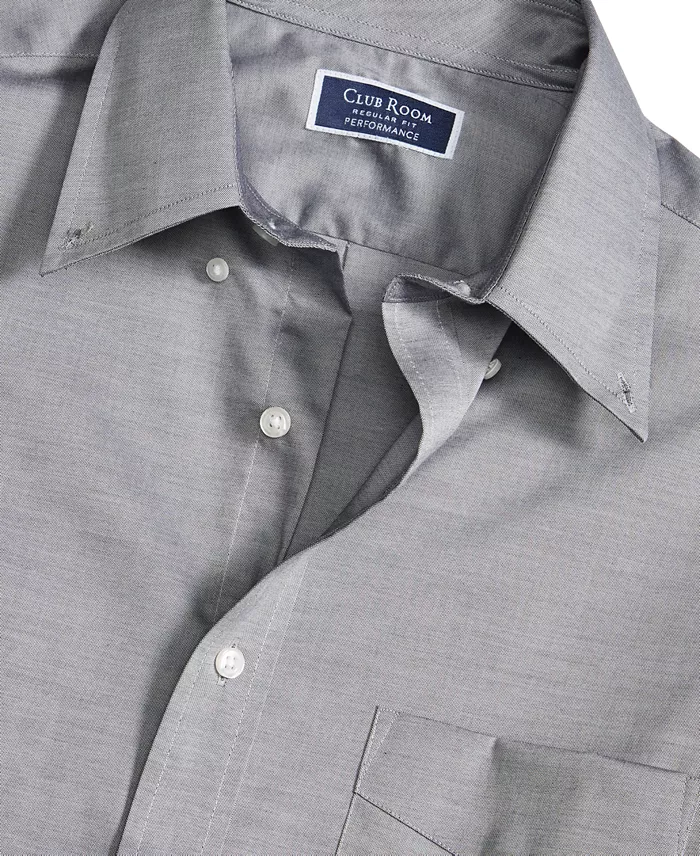Men's Regular Fit Pinpoint Dress Shirt - thumbnail 10