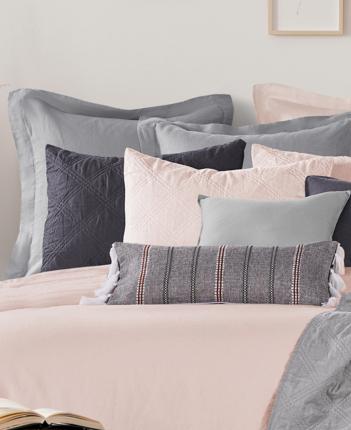 Levtex Washed Linen Quilted Sham,