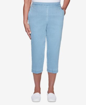 alfred dunner plus size denim pants