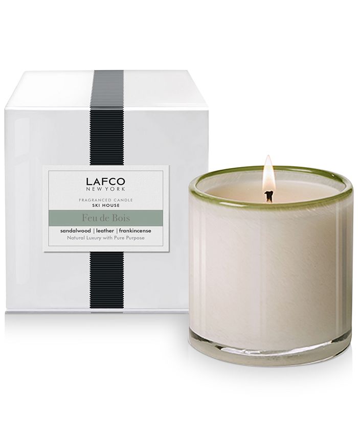 LAFCO New York Feu de Bois Ski House Classic Candle, 6.5oz. Macy's