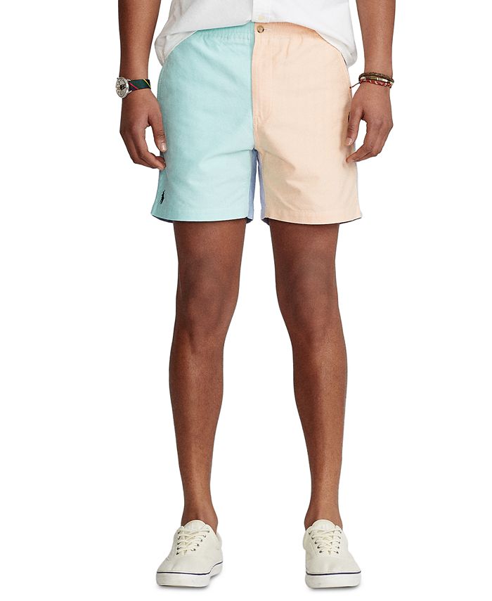 Polo Ralph Lauren Men's 6-Inch Polo Prepster Color-Blocked Shorts & Reviews  - Shorts - Men - Macy's