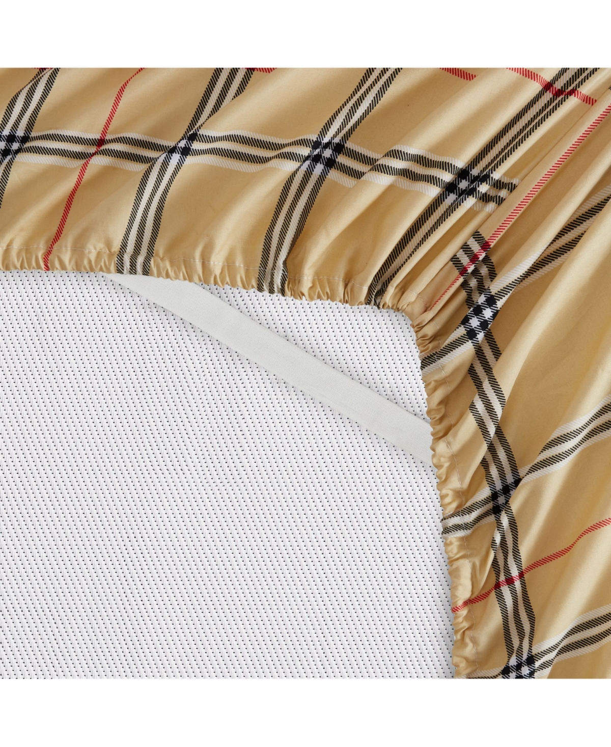 Nestl Bedding Printed Super Soft Deep Pocket Bed Sheet Set, 4 Piece