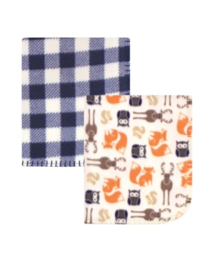 Baby Girls and Boys Fleece Blankets 2 Pack