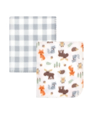 Baby Girls and Boys Fleece Blankets 2 Pack