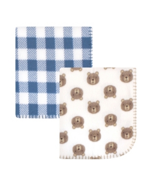 Baby Girls and Boys Fleece Blankets 2 Pack