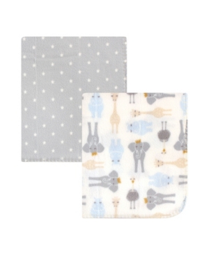 Baby Girls and Boys Fleece Blankets 2 Pack