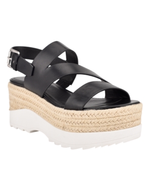 Marc Fisher Women's Zakiya Espadrille Wedge Sandals Women's Shoes