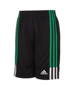 adidas Big Boys Clashing 3-Stripes Shorts