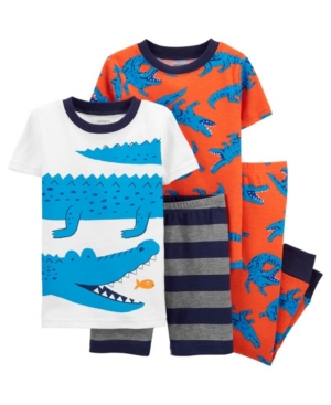 Carter's Baby Boys Alligator Pajama Set 4 Pieces