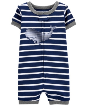 Carter's Baby Boys Whale Romper Pajamas