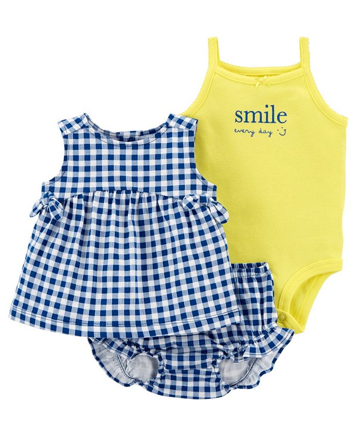 Carter's Baby Girl Gingham Little Short Set Macy's