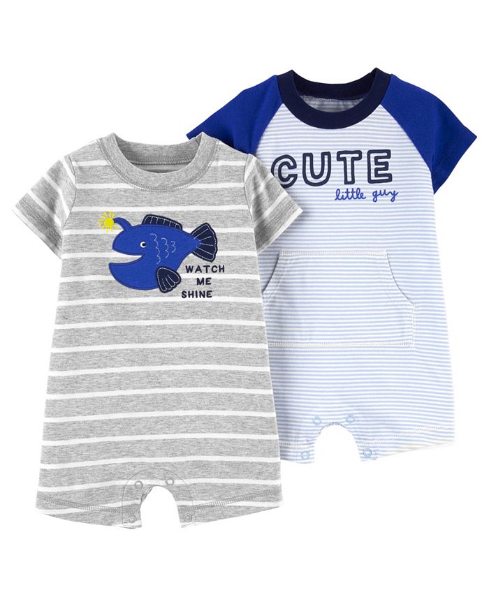 Carters rompers baby boy sales