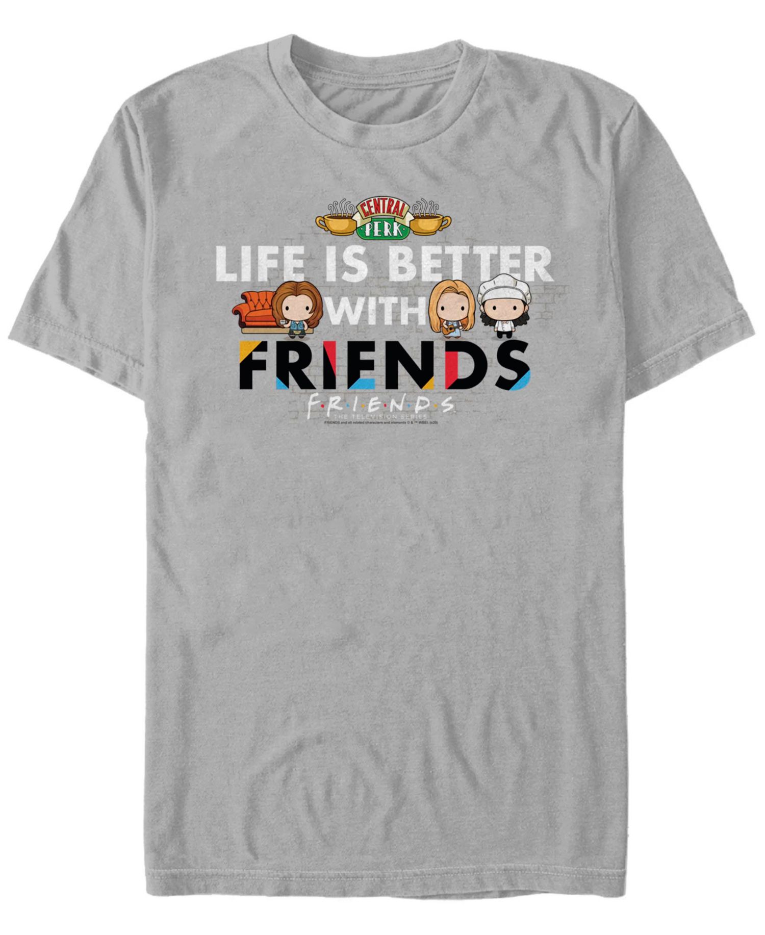 Men's Friends Life is Better Short Sleeve T-shirt