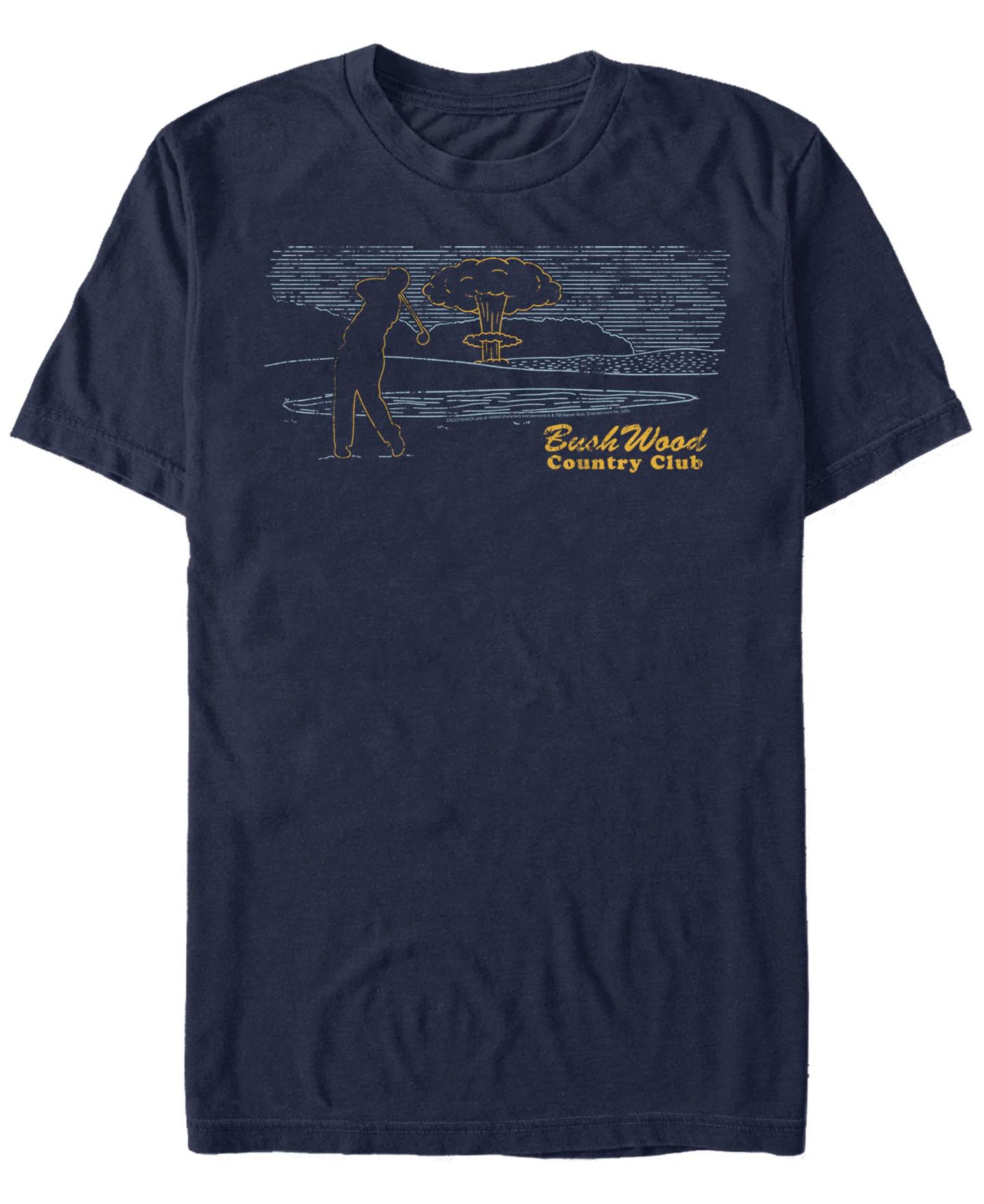 Мужская футболка Fifth Sun Caddyshack Scenic Explosion Short Sleeve, цвет: Тёмно-синий — фото 1