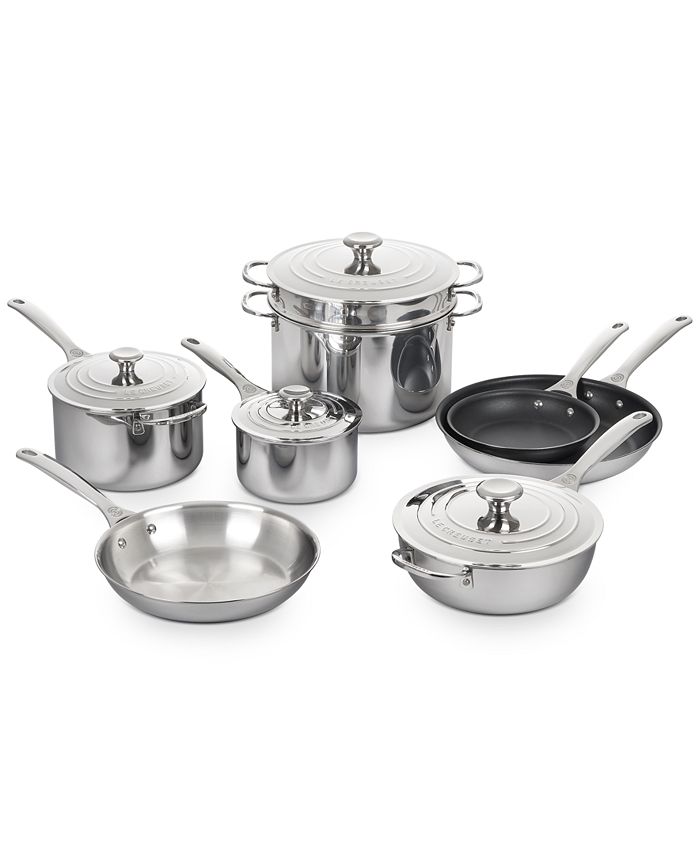 Le Creuset 12 Piece Stainless Steel Cookware Set