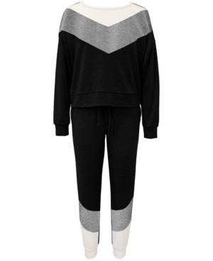 Jenni Chevron Stripe Loungewear Set Created for Macy's