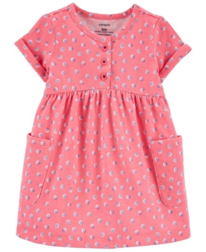 Carter's Baby Girls Polka Dot Jersey Dress