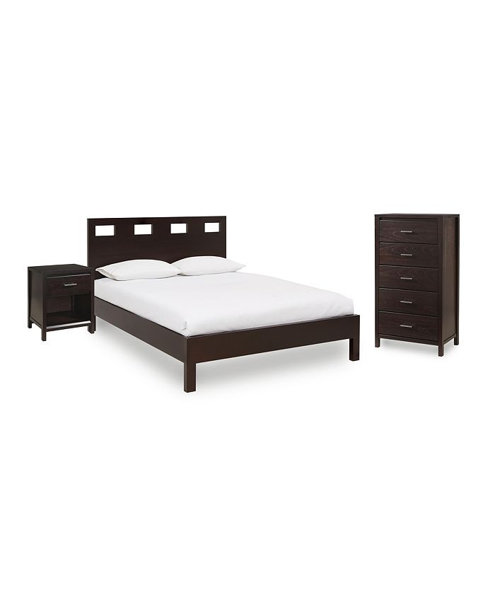 Furniture Nevis Riva Bedroom 3 Pc Set, Tacoma King Bed Reviews