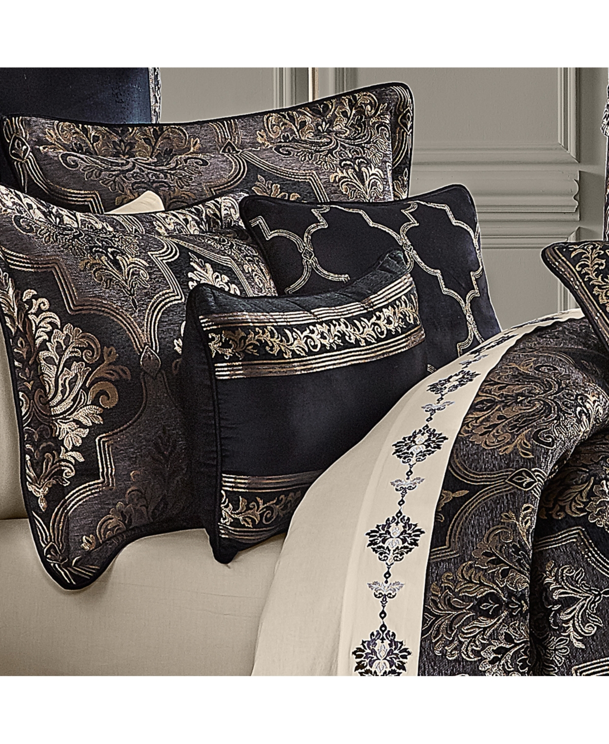 J Queen New York Windham Boudoir Decorative Pillow, 23" x 15"
