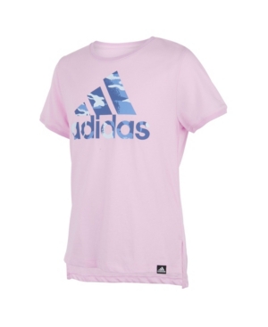 Little Girls Short Sleeves Drop Tail T-shirt