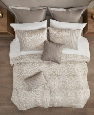 Emilia Jacquard 12-Pc. Comforter Set, Queen