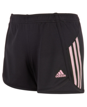 Little Girls Stripe Mesh Short