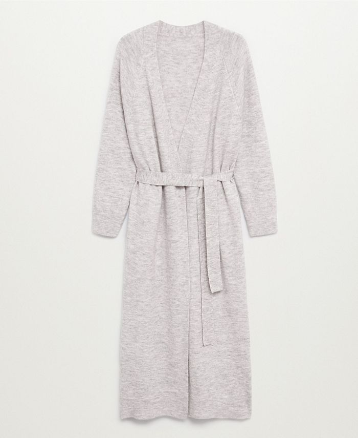 MANGO Women s Long Belt Cardigan Macy s