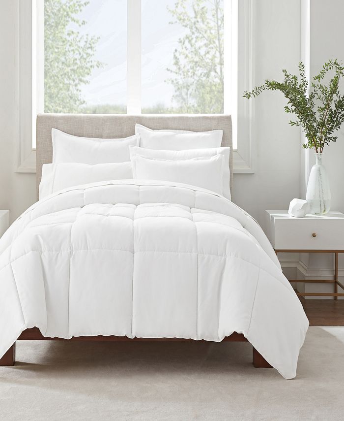 Serta Simply Clean King Comforter Set, 3 Piece Macy's