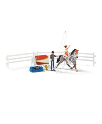 Schleich Horse Club Lakeside Mias Vaulting Set - 18 Pcs - View #10