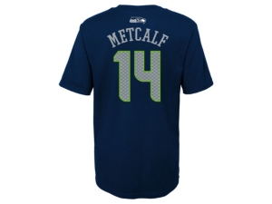 Nike Kids Seattle Seahawks Mainliner Player T-shirt D.k. Metcalf In Navy