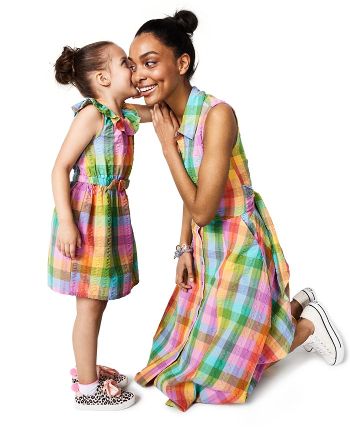 Macys 2025 plaid dress