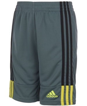 adidas Big Boys Clashing 3-Stripes Shorts